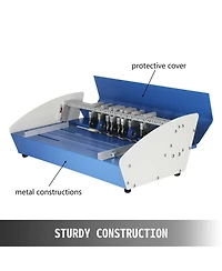 Sevorley Electric Paper Creasing and Scoring Machine, 21 Inch 3-in-1