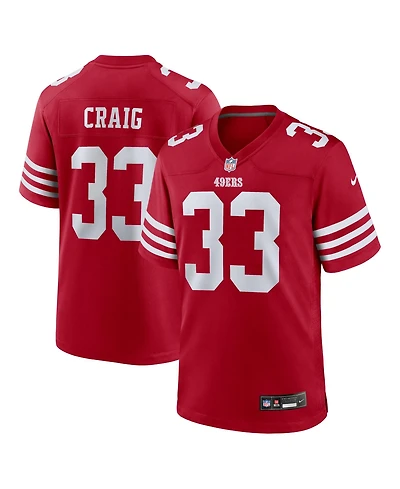 Nike Men's Roger Craig Scarlet San Francisco 49ers Team Retired Game Jersey