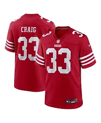 Nike Men's Roger Craig Scarlet San Francisco 49ers Team Retired Game Jersey