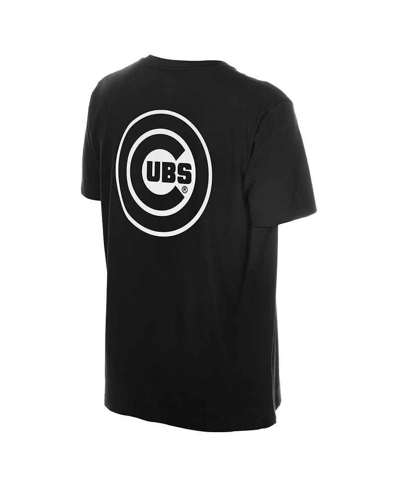 New Era Men's Pete Crow-Armstrong Black Chicago Cubs Oversized Graphic T-Shirt