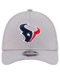 New Era Men's Gray Houston Texans 39THIRTY M-Crown Flex Fit Hat