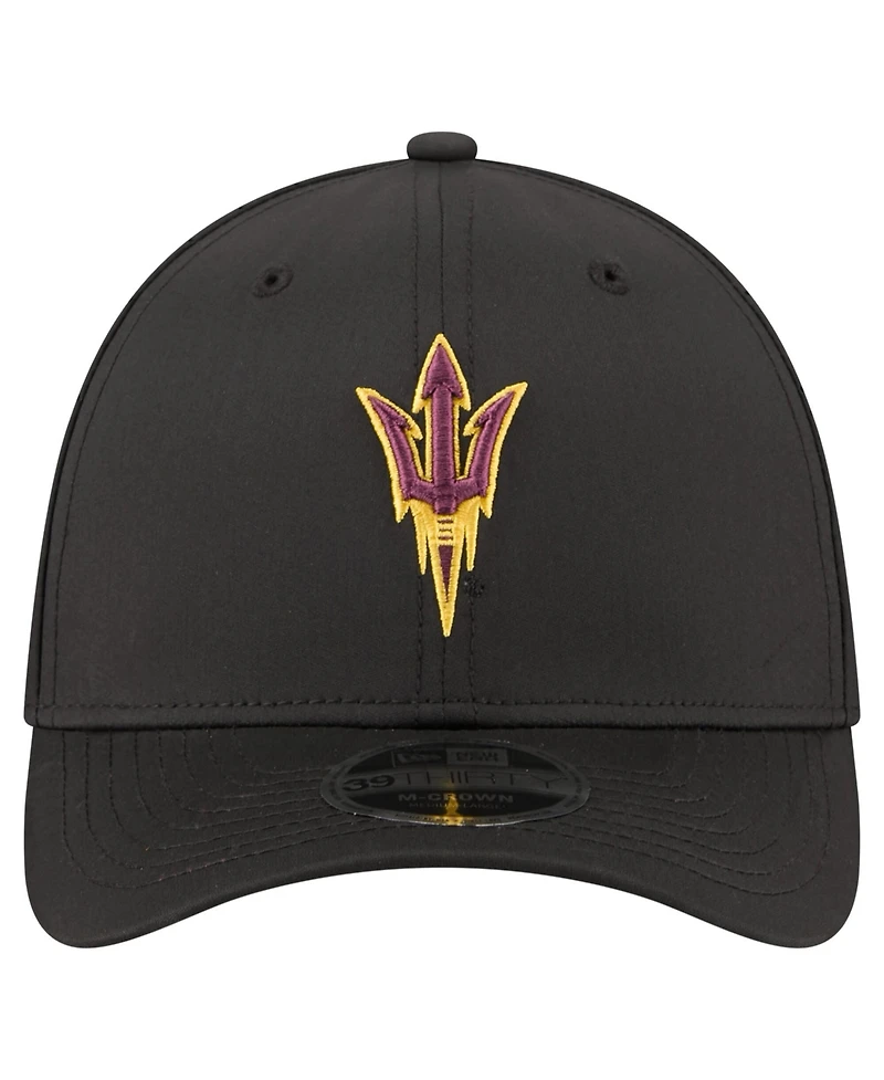 New Era Men's Black Arizona State Sun Devils 39THIRTY M-Crown Flex Fit Hat