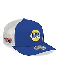 New Era Men's Blue/White Chase Elliott 2026 Napa 9SEVENTY Adjustable Trucker Hat