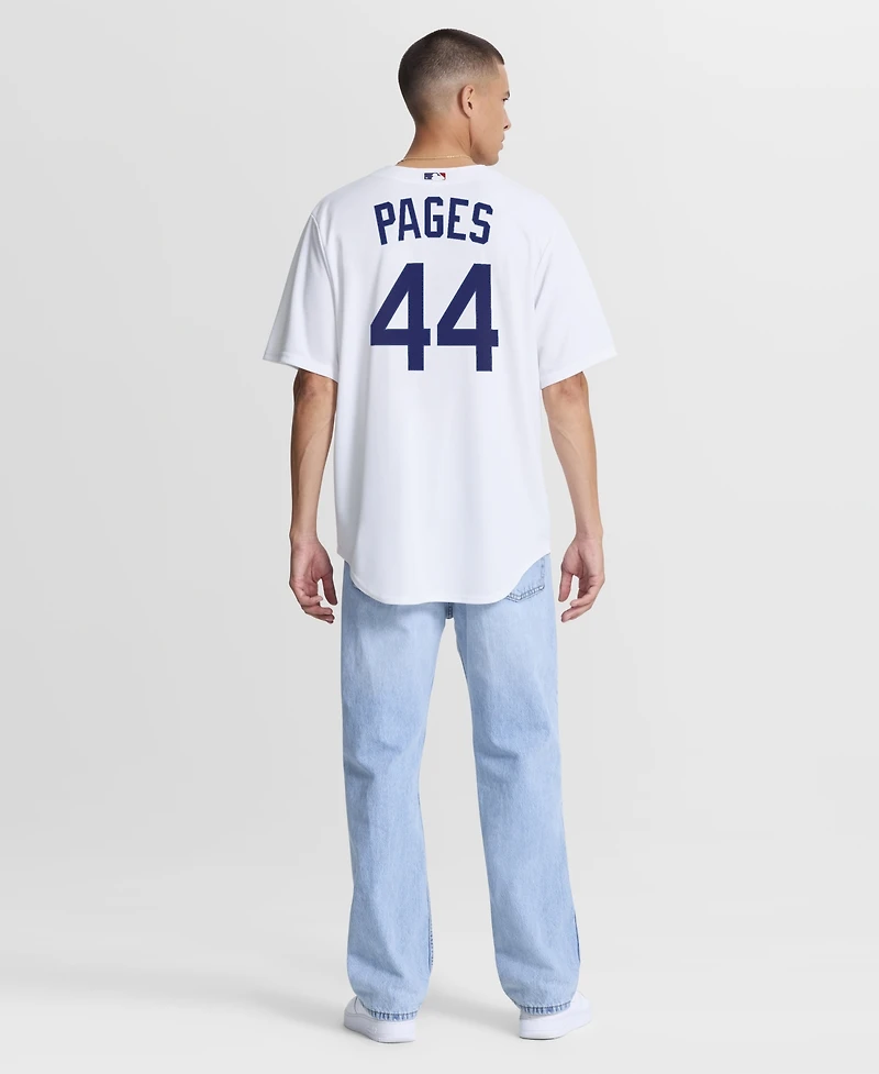 Nike Men's Andy Pages White Los Angeles Dodgers Home Replica Jersey