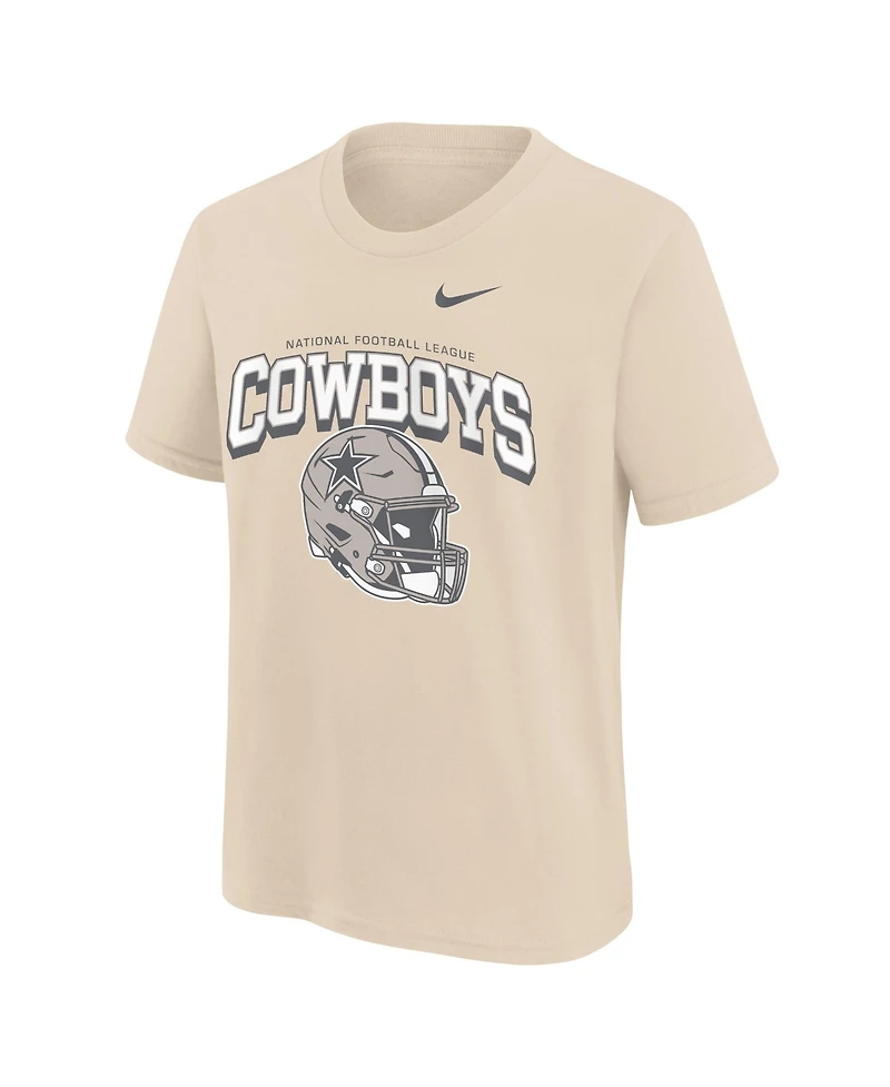 Nike Big Boys and Girls Natural Dallas Cowboys Easy Lane T-Shirt