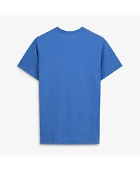 Homage Men's and Women's Blue New York Knicks Logo Tri-Blend T-Shirt