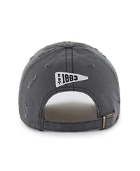 47 Brand Men's and Women's Charcoal Texas Longhorns Well-Worn Seymore Clean Up Adjustable Hat
