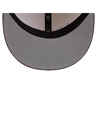 New Era Men's Cream/Maroon Texas A M Aggies Two-Tone Script 59FIFTY Fitted Hat
