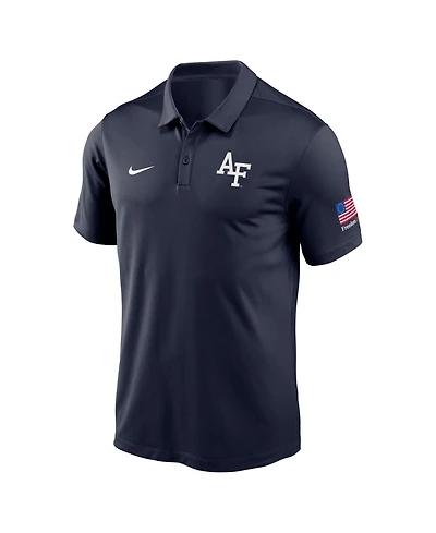 Nike Men's Navy Air Force Falcons Freedom 250 Dri-fit Victory Polo Shirt