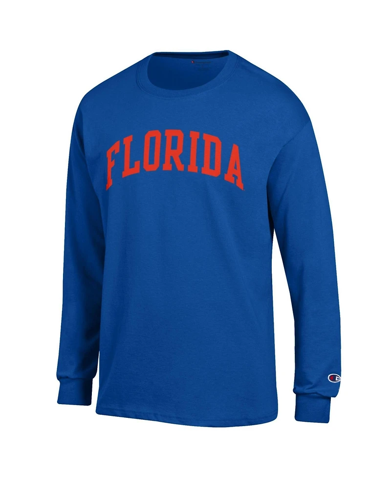 Champion Men's Royal Florida Gators Basic Arch Long Sleeve T-Shirt
