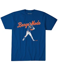 BreakingT Men's and Women's Carson Benge Royal New York Mets T-Shirt