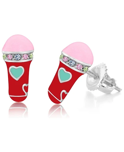 Chanteur Kids Ice-cream Hypoallergenic Earrings for Girls with Surgical Titanium Screwbacks