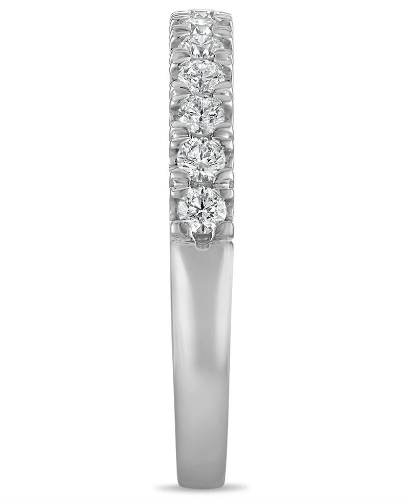 Pave Diamond Band Ring in 14k Gold, Rose Gold or White Gold (1/2 ct. t.w.)