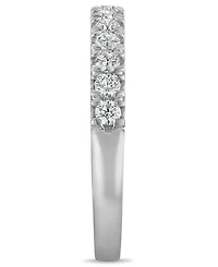 Pave Diamond Band Ring in 14k Gold, Rose Gold or White Gold (1/2 ct. t.w.)