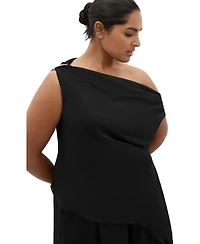 City Chic Women's Plus Skyla Off Shoulder Top