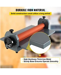 Sevorley Manual Cold Roll Laminator with Hand Crank