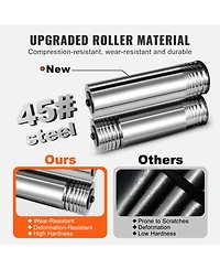 Sevorley Jewelry Rolling Mill, 3-in-1 Sheet and Wire Roller, 0.1-7mm Adjustable Thickness