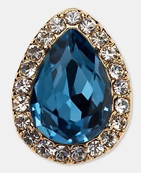 Givenchy Crystal Pear-Shape Halo Stud Earrings