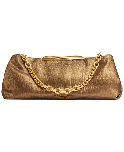 Donna Karan New York Poplin Extra-Large Clutch Handbag