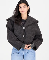 Free People Women's Softest Touch Cropped Faux-Fur Jacket