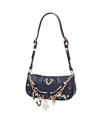 True Religion Chain and Studs Shoulder Bag