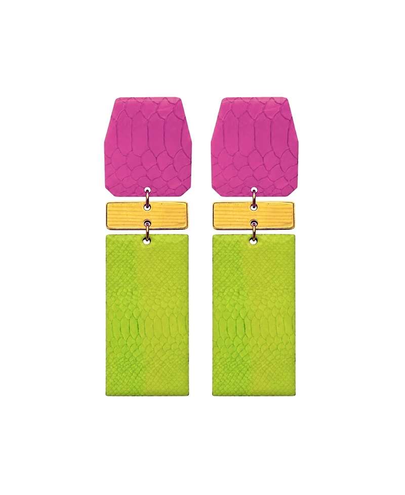 Swanky Designs Zorie Stud Sculptural Statement Earrings
