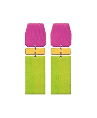 Swanky Designs Zorie Stud Sculptural Statement Earrings