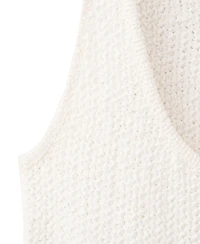 Mango Women's Sleeveless Knit Romper
