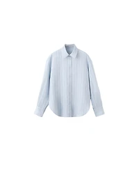 Mango Women's Oversize Striped Shirt