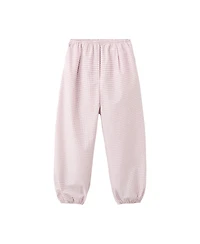Mango Women's Mid-Rise Plaid Baggy Pants
