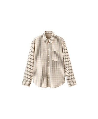 Mango Women's Check Cotton Shirt