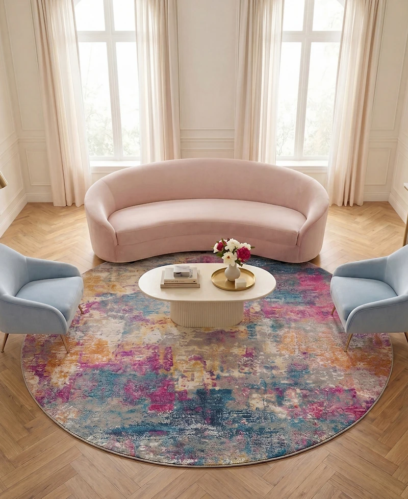 Nourison Home Passion PSN36 8'x8' Round Area Rug