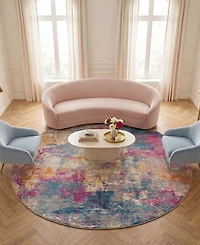 Nourison Home Passion PSN36 8'x8' Round Area Rug