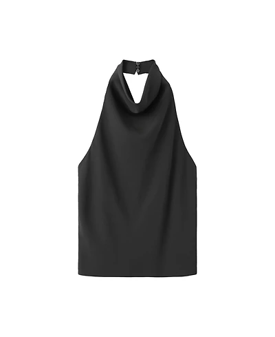 Mango Women's Draped Halter Top