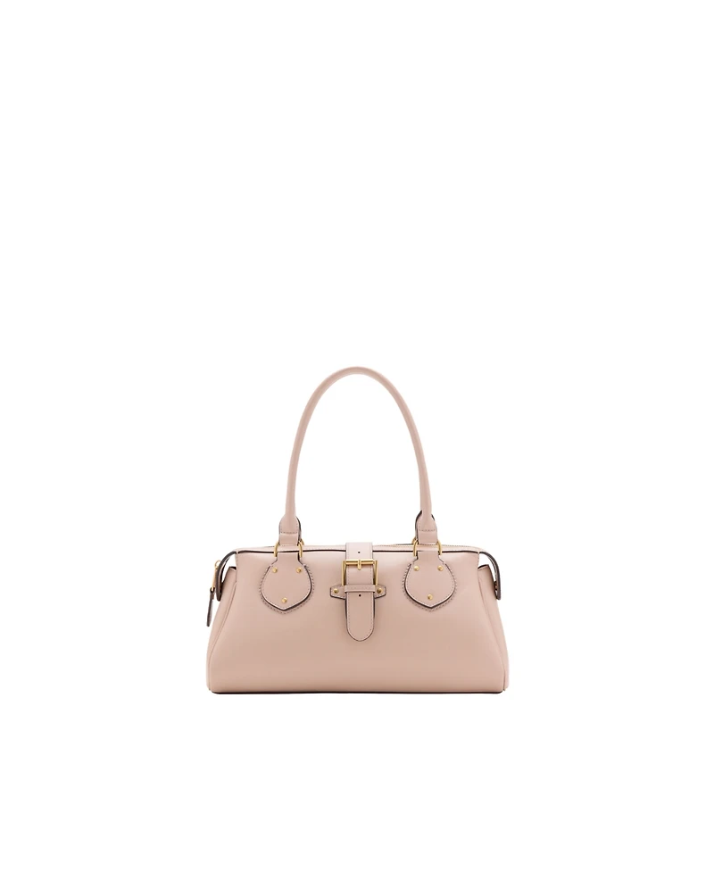 Mango Women's Large Buckle Bowling Bag