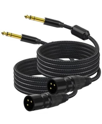 Lofree Audio Connector Braided Shielded Hifi Sound Durable Audio Cable