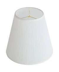 Springcrest Finish Medium Mushroom Pleated Lamp Shade 9" Top x 16" Bottom x 14.5" High x 14.75" Slant (Spider) Replacement with Ha