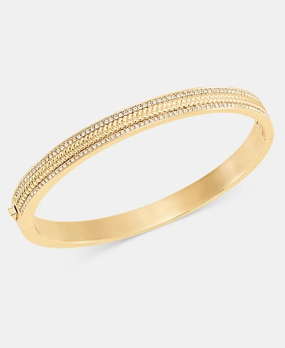 Lauren Ralph Lauren Pave Herringbone Bangle Bracelet