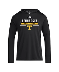 Adidas Men's Black Tennessee Volunteers D4T Long Sleeve Hooded T-Shirt