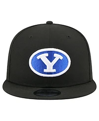 New Era Men's Black Byu Cougars Team 9FIFTY Snapback Hat