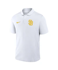 Nike Men's White San Diego Padres Dri-fit Victory Polo Shirt