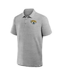 Fanatics Men's Heather Gray Jacksonville Jaguars Clutch Polo Shirt
