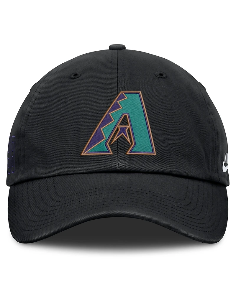 Nike Men's Black Arizona Diamondbacks Cooperstown Club Adjustable Hat
