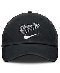 Nike Men's Black Baltimore Orioles Primetime Club Adjustable Hat