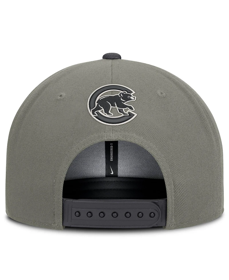 Nike Men's Olive Chicago Cubs Pro Dri-fit Snapback Hat