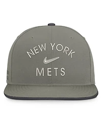 Nike Men's Olive New York Mets Pro Dri-fit Snapback Hat
