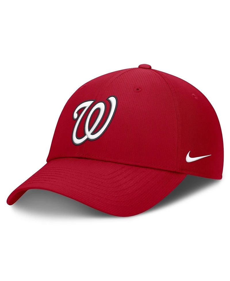 Nike Men's Red Washington Nationals Dri-fit Club Adjustable Hat