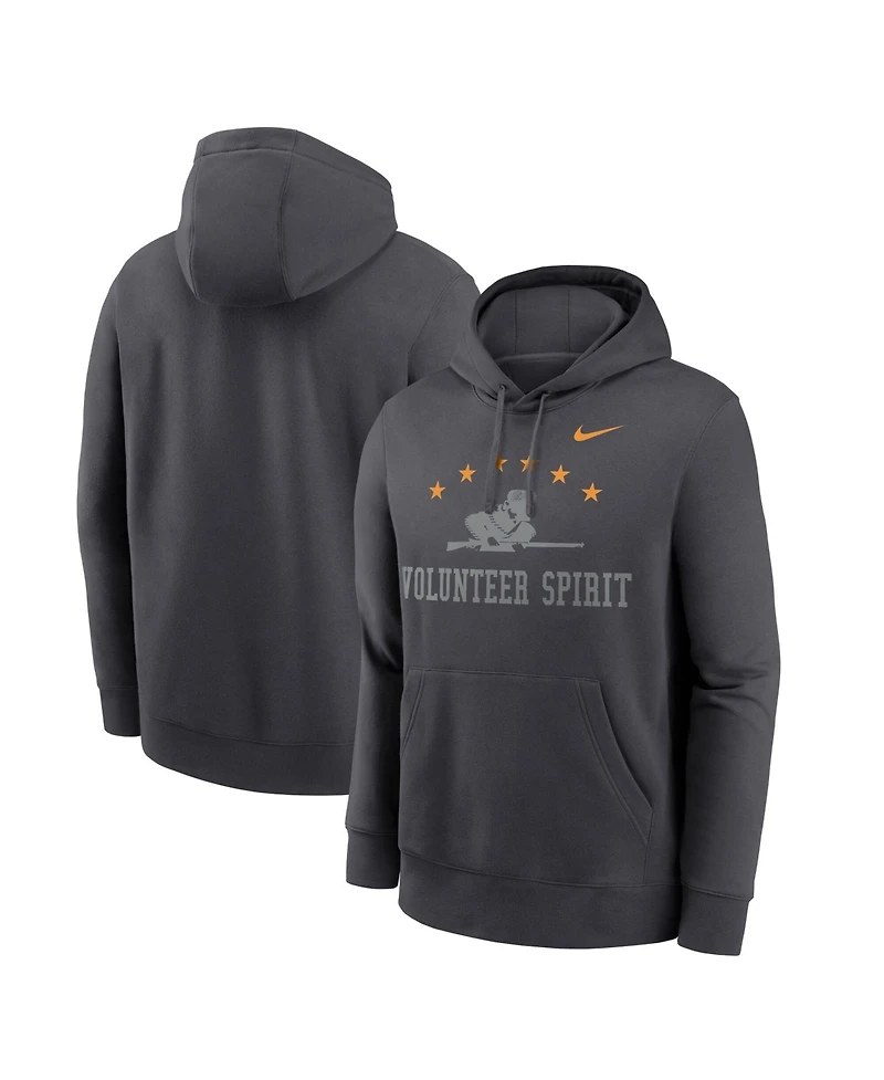 Nike Men's Smokey Gray Tennessee Volunteers Volunteer Spirit Hoodie
