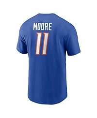 Nike Men's Kellen Moore Royal Boise State Broncos Ke11en Name & Number T-Shirt