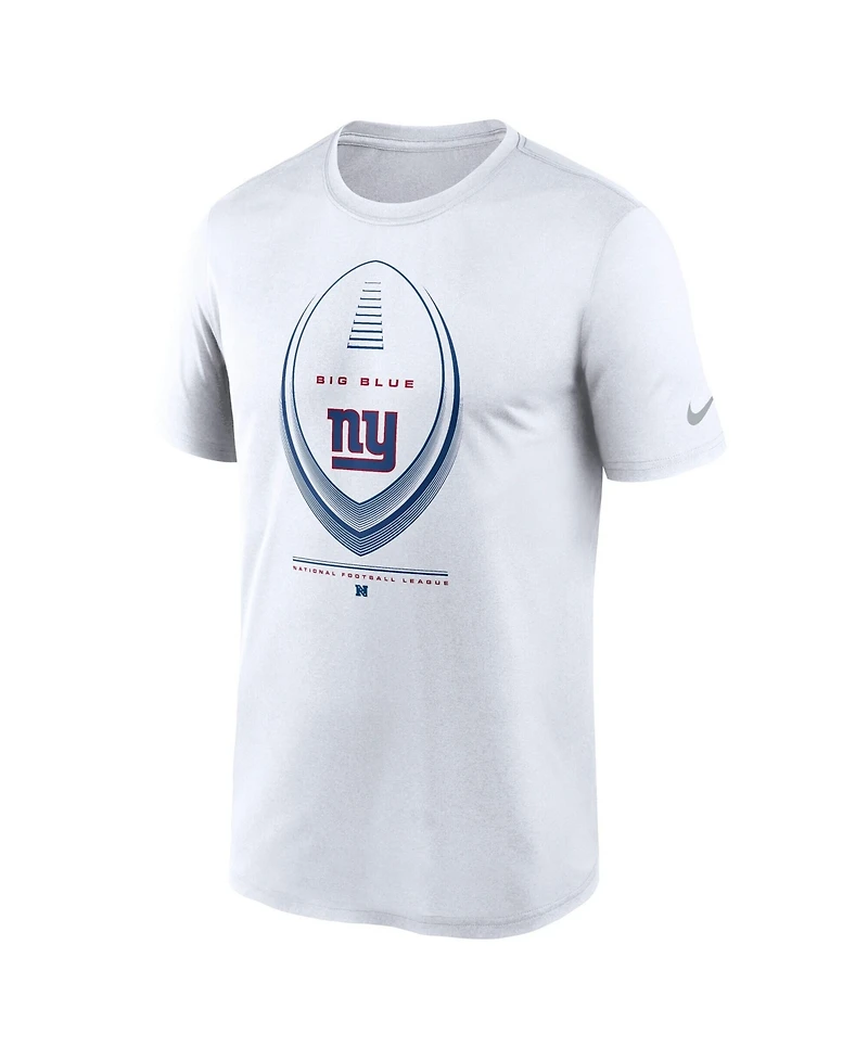 Nike Men's White New York Giants Legend Icon Dri-fit T-Shirt